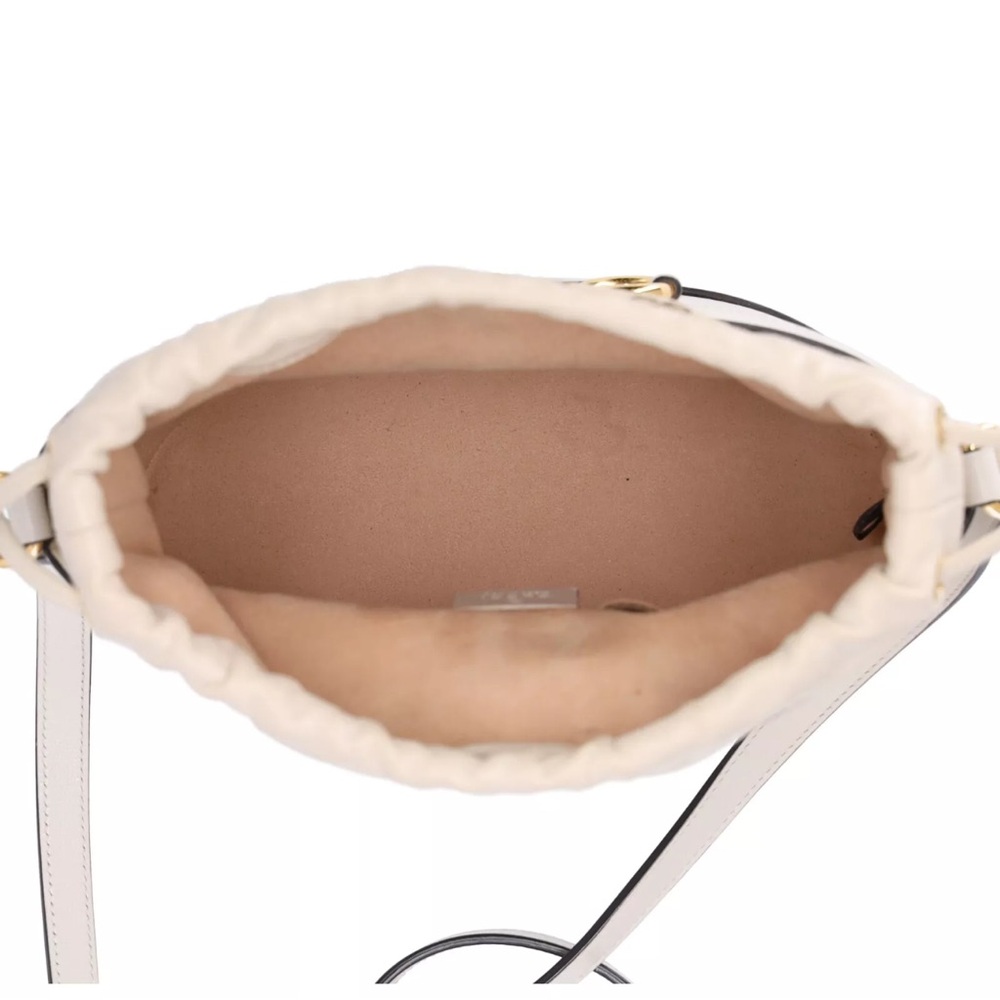 Gucci Horsebit 1955 Bucket Bag GG Canvas Leather Ivory Ebony - Picture 6 of 11